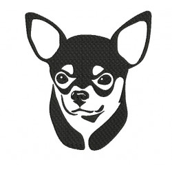 Stickdatei - Chihuahua Silhouette